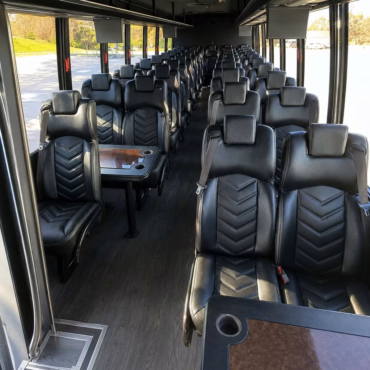 25 passenger minibus inside