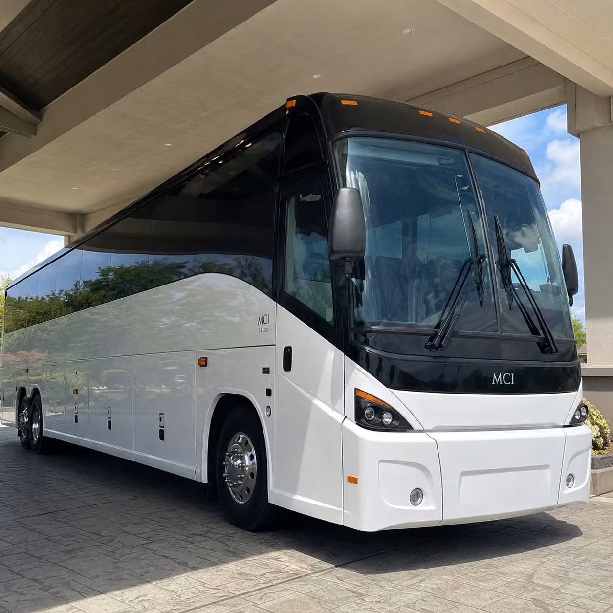56 passenger charter bus