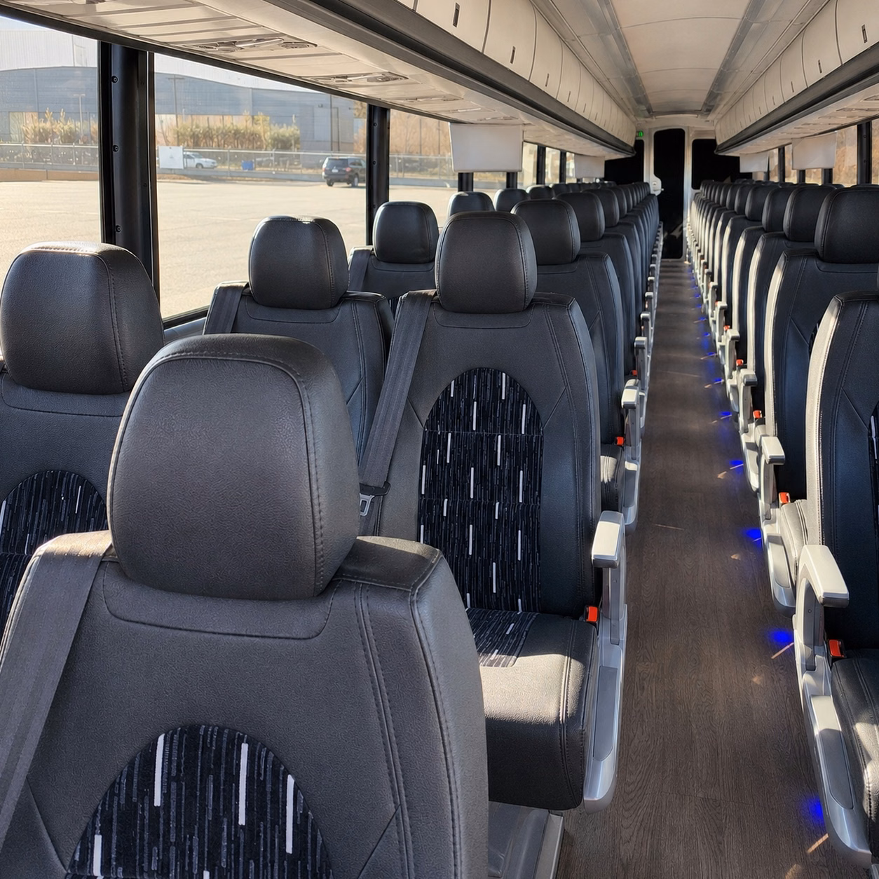 st joseph charter bus interior
