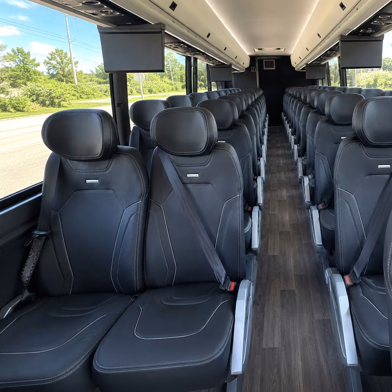 st joseph charter bus rental interior